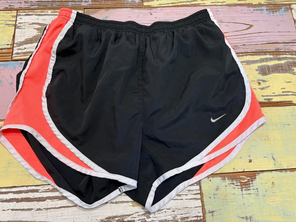Nike Dri-FIT Tempo Runnig Shorts women s black and orange